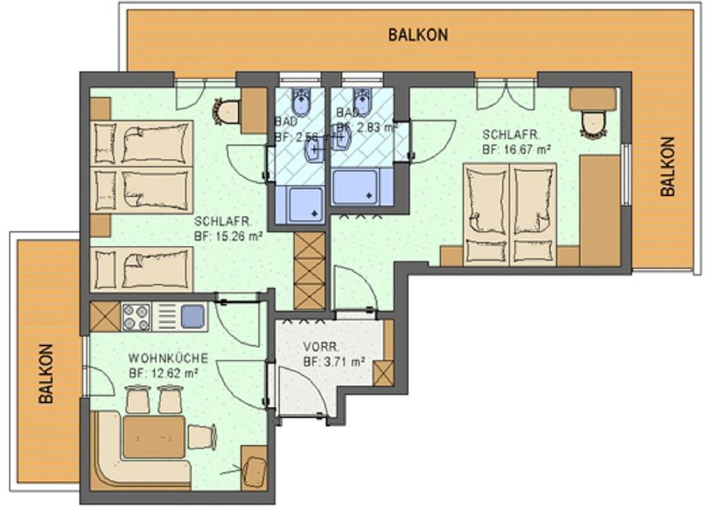 Haus Tiroler Heimat Appartement *